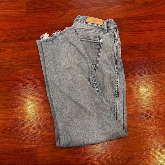 7 For All Mankind Jeans with Distressed Detailing - Picture 1 of 8